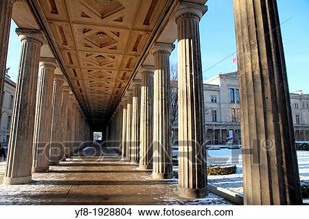 National galery museum in wintertime Altre National galerie Berlin Germany View Large Photo Image Picture - National galery museum in wintertime Altre National galerie Berlin Germany. Fotosearch