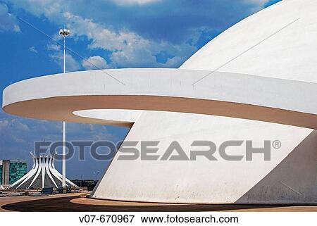 Stock Photo - National Museum, Brasilia. Brazil. Fotosearch
