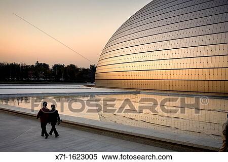 National Opera House building Paul Andreu architect, Beijing, China View Large Photo Image Stock Photography - National Opera House building Paul Andreu architect, Beijing, China. Fotosearch