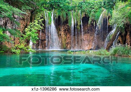 National Park of Plitvice in Croatia View Large Photo Image Stock Photograph - National Park of Plitvice in Croatia. Fotosearch