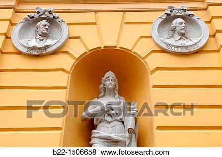 Stock Photo - National theatre, teatro nacional, neobaroque old world style, Casco Viejo, historic district and cultural gem of Panama City, Republic of Panama, Central America.. Fotosearch