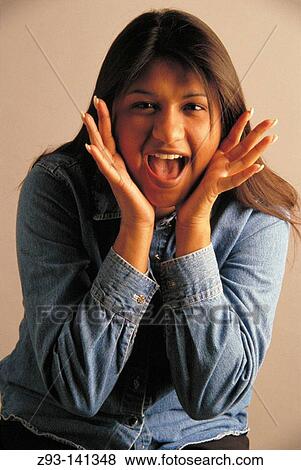Stock Photo - Native american woman. Fotosearch