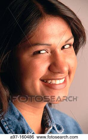 Stock Photograph - Native american woman. Fotosearch