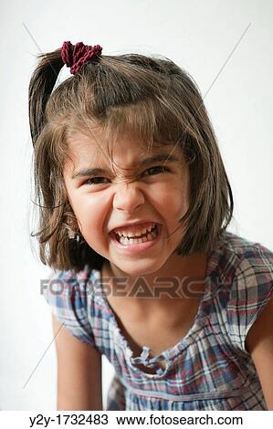 Stock Image - Naughty girl. Fotosearch