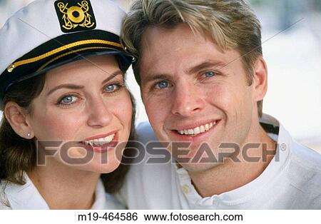 nautical couple View Large Photo Image Stock Photograph - nautical couple. Fotosearch