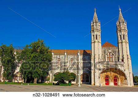 Stock Image - Naval Museum. Monastery of the Hieronymites. Mosteiro dos Jeronimos. UNESCO World Heritage Site. Belem. Lisbon. Portugal.. Fotosearch