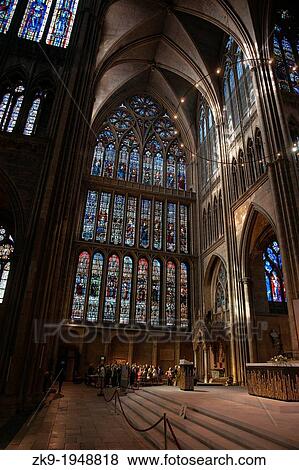 nave, Metz Cathedral, Metz France. View Large Photo Image Stock Photo - nave, Metz Cathedral, Metz France.. Fotosearch