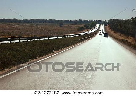 near Volubilis (Morocco): the highway from the archaeological site to Fez View Large Photo Image Stock Photo - near Volubilis (Morocco): the highway from the archaeological site to Fez. Fotosearch