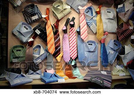 Neckties and shirts, Roma, Italy. View Large Photo Image Picture - Neckties and shirts, Roma, Italy.. Fotosearch