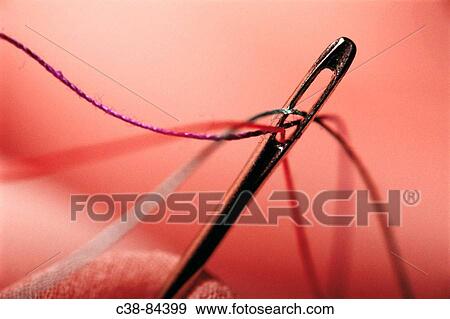 Needle and thread View Large Photo Image Stock Photo - Needle and thread. Fotosearch