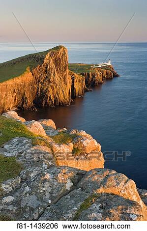 Neist Point and lighthouse, Isle of Skye, Scotland, UK, June 2007 View Large Photo Image Stock Photograph - Neist Point and lighthouse, Isle of Skye, Scotland, UK, June 2007. Fotosearch