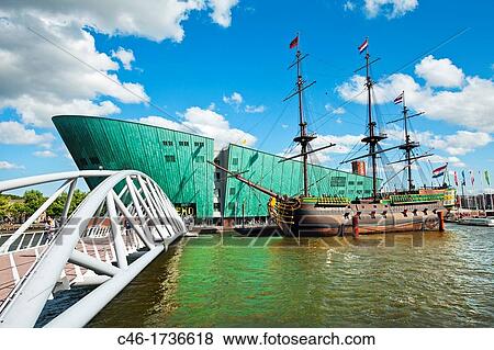 NeMo National Center for Science and Technology, museum, Oosterdok, Amsterdam, Netherlands. View Large Photo Image Stock Photo - NeMo National Center for Science and Technology, museum, Oosterdok, Amsterdam, Netherlands.. Fotosearch