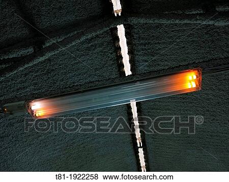 Stock Photo - Neon tube power failure. Fotosearch