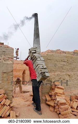 Nepal. Brickmakers at Godavari, Kathmandu Valley. View Large Photo Image Stock Image - Nepal. Brickmakers at Godavari, Kathmandu Valley.. Fotosearch