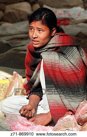 Nepal, Kathmandu Valley, Dashinkali, food vendor, nepali woman View Large Photo Image Stock Image - Nepal, Kathmandu Valley, Dashinkali, food vendor, nepali woman. Fotosearch
