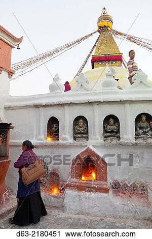Nepal. Tibetan Buddhist stupa at Boudha, Kathmandu. View Large Photo Image Stock Image - Nepal. Tibetan Buddhist stupa at Boudha, Kathmandu.. Fotosearch