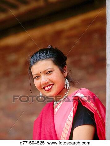 Nepalese woman. Bhaktapur. Kathmandu valley. Nepal. View Large Photo Image Stock Photography - Nepalese woman. Bhaktapur. Kathmandu valley. Nepal.. Fotosearch