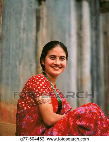 Nepalese woman. Kathmandu. Nepal. View Large Photo Image Stock Image - Nepalese woman. Kathmandu. Nepal.. Fotosearch