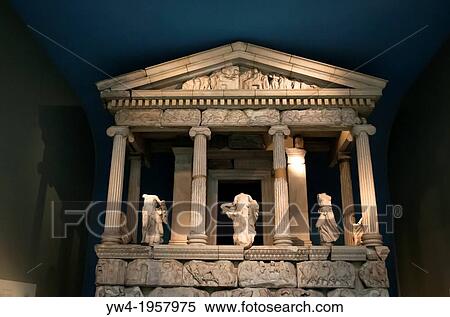 Nereid Monument, a sculptured tomb from Xanthos, British Museum, London, UK. View Large Photo Image Stock Photography - Nereid Monument, a sculptured tomb from Xanthos, British Museum, London, UK.. Fotosearch