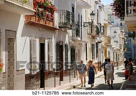 Nerja, Malaga province, Andalusia, Spain View Large Photo Image Stock Photography - Nerja, Malaga province, Andalusia, Spain. Fotosearch