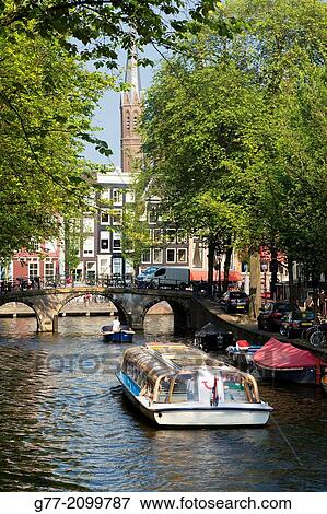 Netherlands. Amsterdam. Channel of Amsterdam. View Large Photo Image Stock Photo - Netherlands. Amsterdam. Channel of Amsterdam.. Fotosearch