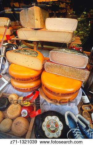 Netherlands, Leiden, cheese shop. View Large Photo Image Stock Photo - Netherlands, Leiden, cheese shop.. Fotosearch