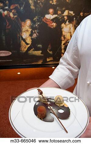 Netherlands - Noord Holland - Amsterdam - Restaurant Le Camelia, in the hotel Okura Amsterdam. Menu inspired on Rembrandt.? Rembrandt pallet? dessert. Address: Ferdinand Bolstraat 333. View Large Photo Image Stock Photograph - Netherlands - Noord Holland - Amsterdam - Restaurant Le Camelia, in the hotel Okura Amsterdam. Menu inspired on Rembrandt.? Rembrandt pallet? dessert. Address: Ferdinand Bolstraat 333.. Fotosearch