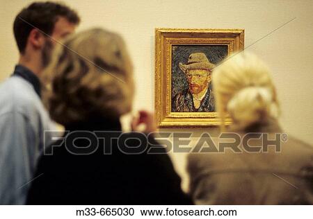 Netherlands - North Holland - Amsterdam - Self-portrait by Vincent Van Gogh. Van Gogh museum. View Large Photo Image Stock Image - Netherlands - North Holland - Amsterdam - Self-portrait by Vincent Van Gogh. Van Gogh museum.. Fotosearch