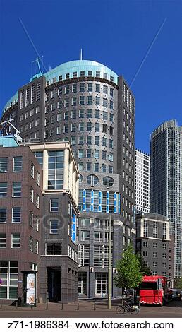 Picture - Netherlands, The Hague, modern architecture,.. Fotosearch
