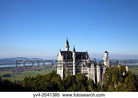 Neuschwanstein Castle, Schwangau, Bavaria, Germany. View Large Photo Image Stock Photography - Neuschwanstein Castle, Schwangau, Bavaria, Germany.. Fotosearch