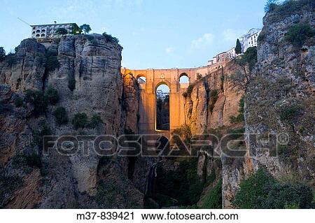 New bridge, Ronda. Malaga province, Andalucia, Spain View Large Photo Image Stock Image - New bridge, Ronda. Malaga province, Andalucia, Spain. Fotosearch