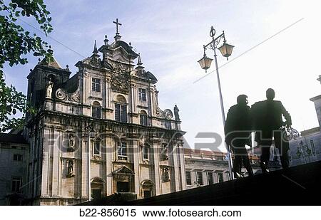 Stock Photography - New cathedral, Coimbra, Portugal. Fotosearch