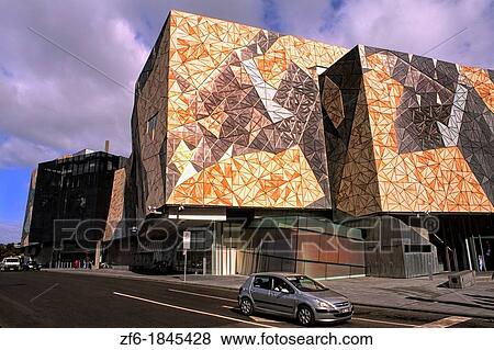 New Federation Square Building in Melbourne Victoria Australia View Large Photo Image Stock Photo - New Federation Square Building in Melbourne Victoria Australia. Fotosearch