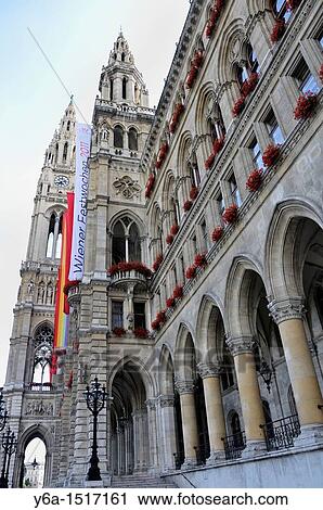 Stock Image - New town hall in Vienna, Neues Rathaus, Austria, Europe. Fotosearch