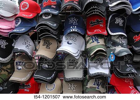 Stock Photo - New York Baseball Cabs in a Store. Fotosearch