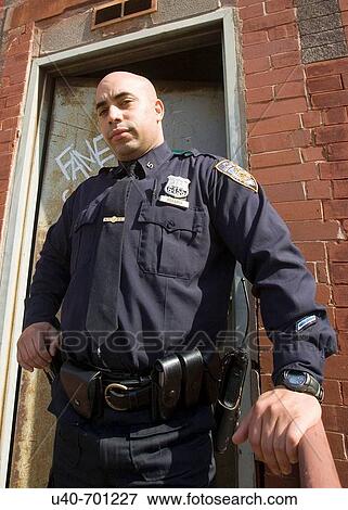 Stock Photo - New York City Policeman. Fotosearch