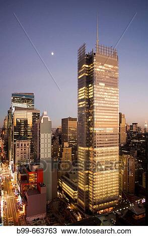 Stock Image - New York Times building, midtown Manhattan, NYC, USA. Fotosearch