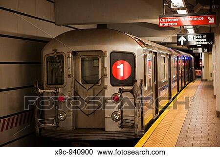 Stock Image - New York's Subway. Fotosearch