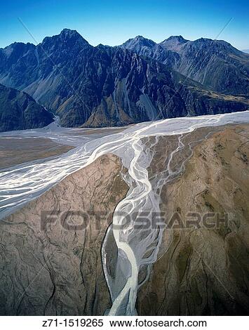 New Zealand Mount Cook National Park Hooker River valley. View Large Photo Image Stock Photography - New Zealand Mount Cook National Park Hooker River valley.. Fotosearch