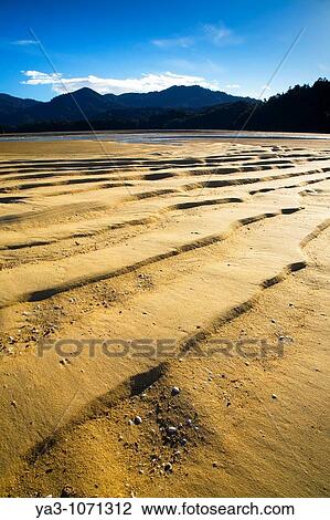 New Zealand, Nelson, Abel Tasman National Park Riples in the sand at Awaroa Bay during low tide, on the coastal great walk View Large Photo Image Stock Image - New Zealand, Nelson, Abel Tasman National Park Riples in the sand at Awaroa Bay during low tide, on the coastal great walk. Fotosearch
