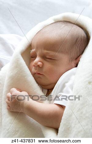 Newborn baby in blanket View Large Photo Image Stock Image - Newborn baby in blanket. Fotosearch