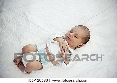 Picture - Newborn baby. Fotosearch