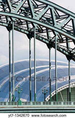 Newcastle's landmark Tyne Bridge with the Sage building England View Large Photo Image Stock Image - Newcastle's landmark Tyne Bridge with the Sage building England. Fotosearch