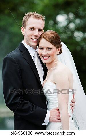 Newlyweds, Bride and Groom View Large Photo Image Stock Image - Newlyweds, Bride and Groom. Fotosearch