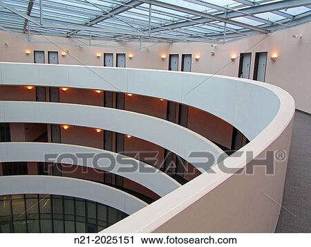 Stock Image - NH Dusseldorf City Hotel interior. Dusseldorf. North Rhine-Westfalia, Germany, Europe.. Fotosearch