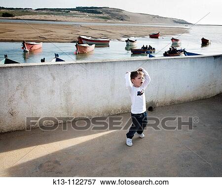 Nia europeo jugando al futbol Marruecos View Large Photo Image Stock Photo - Nia europeo jugando al futbol Marruecos. Fotosearch