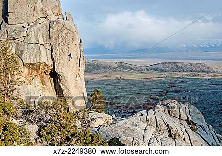 Nic Houser rock climbing a route called Sancho Rama which is rated 5, 10 and located on the Upper Comp Wall at Castle Rocks State Park near the town of Almo in southern Idaho. View Large Photo Image Stock Image - Nic Houser rock climbing a route called Sancho Rama which is rated 5, 10 and located on the Upper Comp Wall at Castle Rocks State Park near the town of Almo in southern Idaho.. Fotosearch