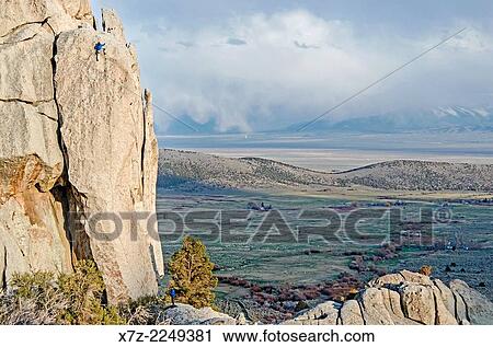 Nic Houser rock climbing a route called Sancho Rama which is rated 5, 10 and located on the Upper Comp Wall at Castle Rocks State Park near the town of Almo in southern Idaho. View Large Photo Image Stock Image - Nic Houser rock climbing a route called Sancho Rama which is rated 5, 10 and located on the Upper Comp Wall at Castle Rocks State Park near the town of Almo in southern Idaho.. Fotosearch