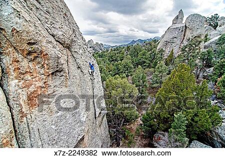 Nic Houser rock climbing a route called Western Family Values which is rated 5, 10 and located on the True Grit formation at Castle Rocks State Park near the town of Almo in southern Idaho. View Large Photo Image Stock Image - Nic Houser rock climbing a route called Western Family Values which is rated 5, 10 and located on the True Grit formation at Castle Rocks State Park near the town of Almo in southern Idaho.. Fotosearch
