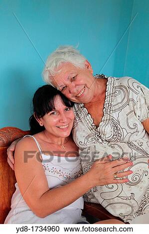 Niece and aunt very happy, Moron, Ciego de Avila, Cuba View Large Photo Image Stock Image - Niece and aunt very happy, Moron, Ciego de Avila, Cuba. Fotosearch